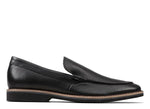 Clarks Shoe 7 / M / Black Leather Clarks Mens Atticus Edge Slip On Shoes - Black Leather