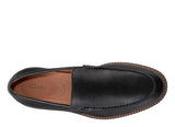 Clarks Shoe Clarks Mens Atticus Edge Slip On Shoes - Black Leather