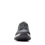 Clarks Shoe Clarks Mens Wave 2.0 Vibe Sneakers (Wide) - Dark Grey Nubuck