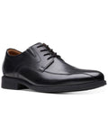 Clarks Shoe Clarks Mens Whiddon Pace Lace - Black Leather