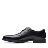 Clarks Shoe Clarks Mens Whiddon Pace Lace - Black Leather