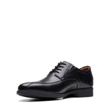 Clarks Shoe Clarks Mens Whiddon Pace Lace - Black Leather