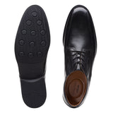 Clarks Shoe Clarks Mens Whiddon Pace Lace - Black Leather