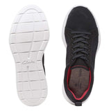 Clarks Shoe Clarks Womens Ezera Lace Sneakers - Black