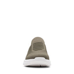 Clarks Shoe Clarks Womens Ezera Walk Slip On- Dark Olive