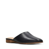 Clarks Shoe Clarks Womens Pure Blush Slip On Mules - Black