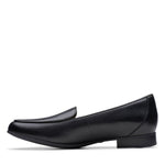 Clarks Shoe Clarks Womens Un Blush Ease Slip On Shoes - Black