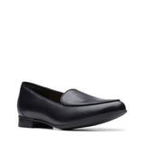 Clarks Shoe Clarks Womens Un Blush Ease Slip On Shoes - Black