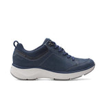 Clarks Shoe Copy of Clarks Womens Wave 2.0 Lace Shoes - Navy Combination