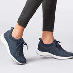 Clarks Shoe Copy of Clarks Womens Wave 2.0 Lace Shoes - Navy Combination