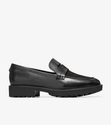 Cole Haan Shoe Black / 5 / B Cole Haan Womens Geneva Loafers - Black (No Image)
