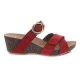 Dansko Sandals Dansko Womens Susie Wedge Sandal -  Red