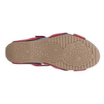 Dansko Sandals Dansko Womens Susie Wedge Sandal -  Red