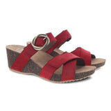 Dansko Sandals Dansko Womens Susie Wedge Sandal -  Red