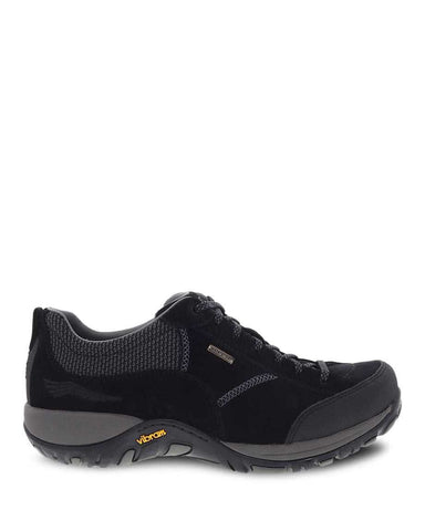 Dansko Shoe Black / 6 US 36 EU / W Dansko Womens Paisley Suede Walking Shoes - Black/Black Suede