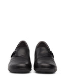 Dansko Shoe Dansko Womens Franny Shoes (Wide) - Black Leather