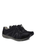 Dansko Shoe Dansko Womens Henriette Sneakers - Black/Black Suede