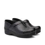 Dansko Shoe Dansko Womens Professional Clogs (Wide) - Black Tooled