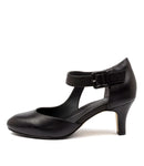 Dansko Shoe Ziera Womens High Heel Pump Shoes (Wide)- Black