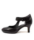 Dansko Shoe Ziera Womens High Heel Pump Shoes (Wide)- Black