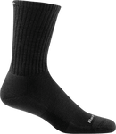 Darn Tough Vermont Socks Black / L Darn Tough Mens The Standard Light Crew Socks 1680 - Black