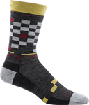 Darn Tough Vermont Socks Charcoal / L Darn Tough Mens Derby Crew Light Socks 6020 - Charcoal