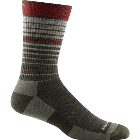 Darn Tough Vermont Socks Forest / L Darn Tough Mens Frequency  Crew LT Socks - Forest L