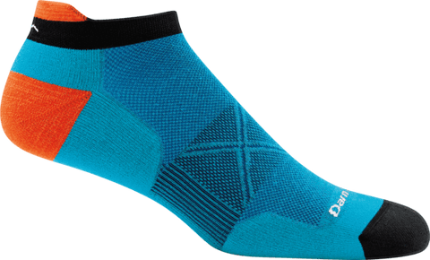Darn Tough Vermont Socks Teal / XS Darn Tough Mens No Show Tab Ultra Running Socks 1024 - Light Sock Teal