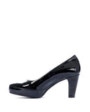 Dorking Heels Dorking Womens Blesa Gloss Pumps - Black