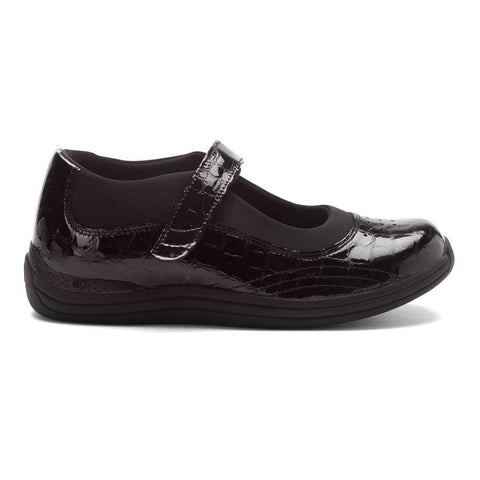 Drew Shoe BLACK CROC / 5 / WW Drew Womens Rose MaryJane Shoes - Black Croc