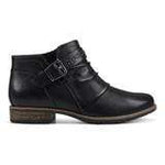 Earth Boots BLACK / 5 / M Earth Womens Abby Buckeye Low Boots - Black Leather