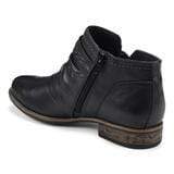 Earth Boots Earth Womens Abby Buckeye Low Boots - Black Leather
