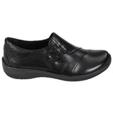 Earth Shoe BLACK / 5 US / M (Medium) Earth Womens Hawk Slip On Shoes - Black Soft Leather