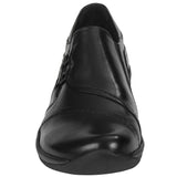 Earth Shoe Earth Womens Hawk Slip On Shoes - Black Soft Leather
