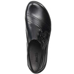 Earth Shoe Earth Womens Hawk Slip On Shoes - Black Soft Leather