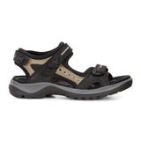 Ecco Sandals Black/Mole/Black / 35 EU / M Ecco Womens Offroad Yucatan Sandals - Black/ Mole/ Black