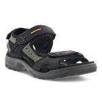 Ecco Sandals Ecco Mens Offroad Yucatan Sandals - Black/ Mole/ Black