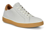 Ecco Shoe 41 EU / M / White/Cashmere Ecco Mens Street Tray Sneakers - White/Cashmere
