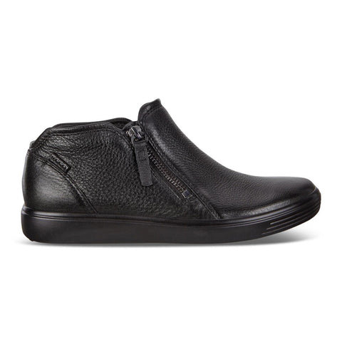 Ecco Shoe Black / 35 EU / M Ecco Womens Soft 7 Low Sneaker Booties - Black