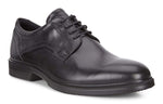 Ecco Shoe Ecco Mens Lisbon Plain Toe Tie Dress Shoes - Black