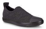 Ecco Shoe Ecco Womens Soft 7 Slip On Sneakers - Moonless/ Black