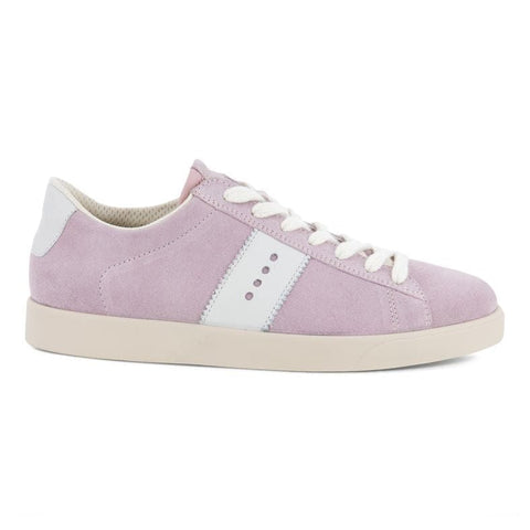 Ecco Shoe Ecco Womens  Street Lite Sneakers - Violet Ice/White