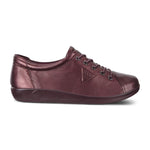 Ecco Shoe Fig Metallic / 38 EU / M Ecco Womens Soft 2.0 Sneakers - Fig Metallic
