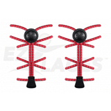 EZLaces Accessories Fire Engine Red EZLaces Adjustable 45" No-Tie High Performance Shoe Laces (1 pair)