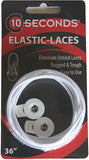 EZLaces Accessories White 10 Seconds Proline Stretch Easy On-Off  Laces (1 pair)