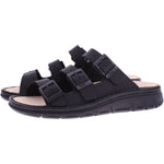 Finn Comfort Sandals Finn Comfort Womens Barbados Sandals - Western Black