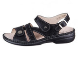 Finn Comfort Sandals Finn Comfort Womens Gomera Sandals -Crumble Black