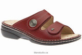 Finn Comfort Sandals RED / 34 / M Finn Comfort Womens Sansibar Sandals - Venezia Red