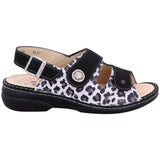 Finn Comfort Sandals White/ Black Malawi / 34 / M Finn Comfort Womens Isera Sandals - White/ Black Malawi