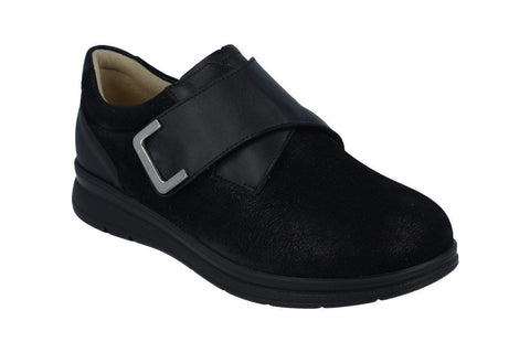 Finn Comfort Shoe Black / 34 / M Finn Comfort Womens Neiva Shoes -Balenastretch / Buggy Schwarz